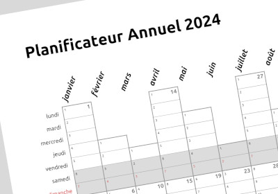 planificateur annuel - vertical